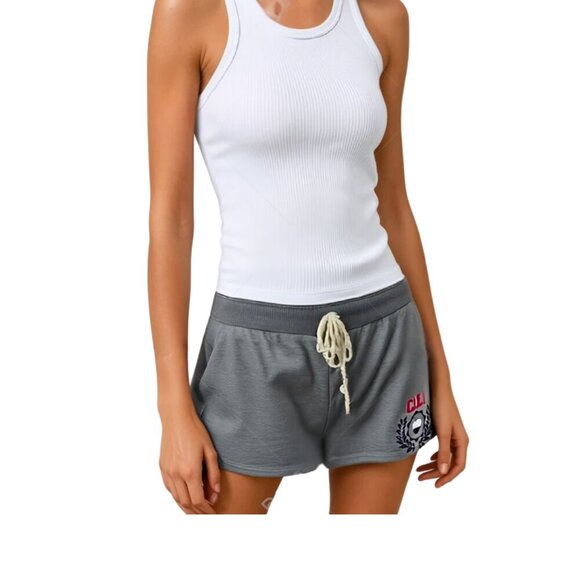 CALI Logo Gray Casual Shorts NWT XL - Picture 5 of 5